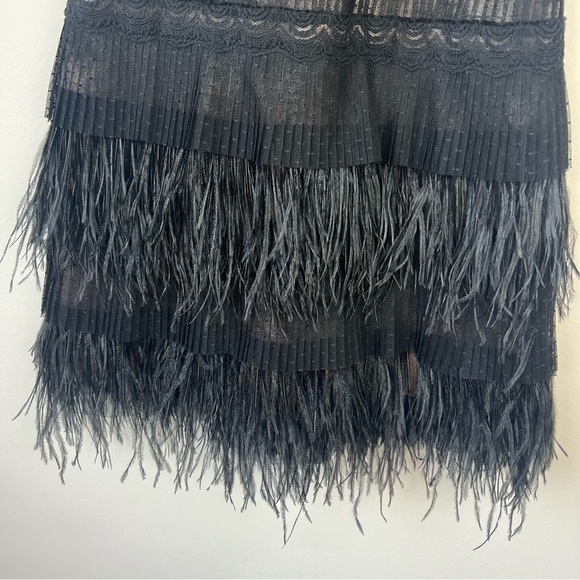 BCBGMaxAzria Black and Nude Mini Dress - Picture 3 of 7